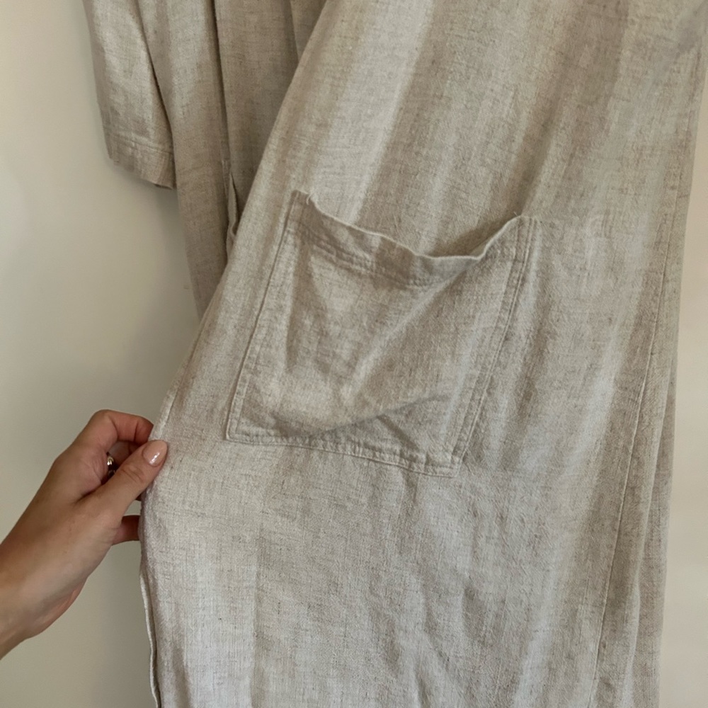 Rachel Pally Linen Trench Coat - Picture 2 of 4